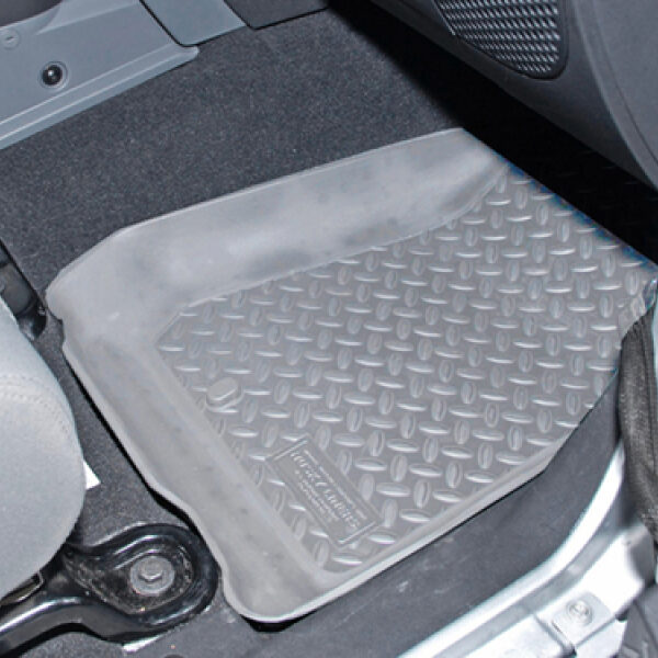 Gummi-Fußmattenset vorne grau