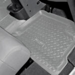 Gummi-Fußmattenset hinten grau - 2-Türer