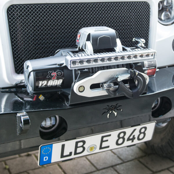 LED Lightbar + Halter für Seilwindenfenster