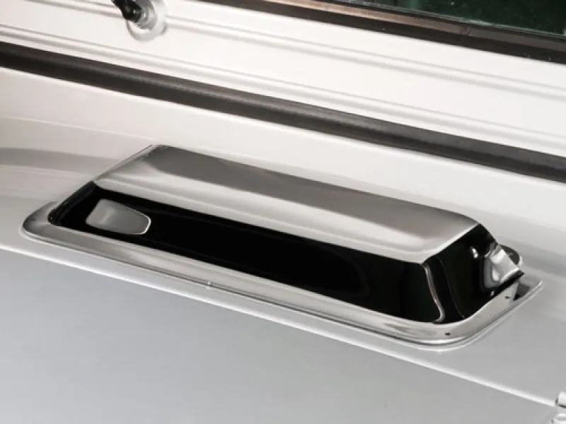 Air Scoop Lüftungsgitterschutz Kunststoff Chrom CJ/YJ