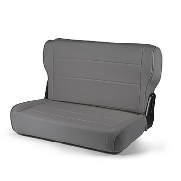 Klappbare Rücksitzbank grau
