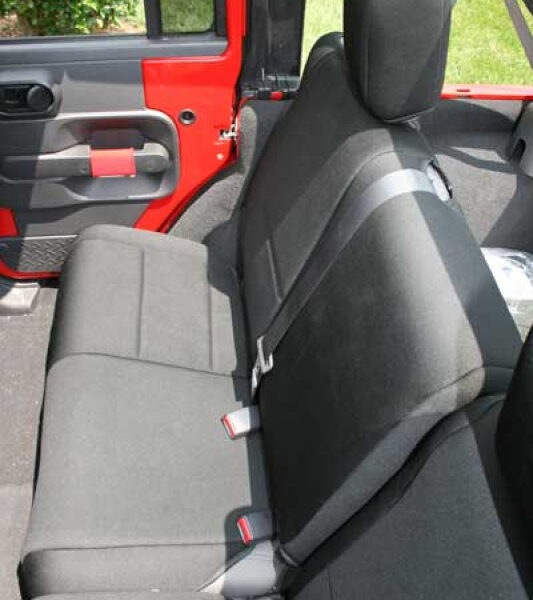 Sitzbezüge Set 4-Türer hinten schwarz