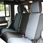 Sitzbezugset hinten schwarz Neoprene - 4-Türer