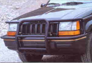 Frontschutzbügel Schwarz 60mm Edelstahl