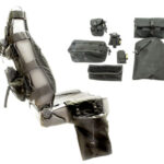 Sitzbezugset vorne inkl. 7 Taschen schwarz