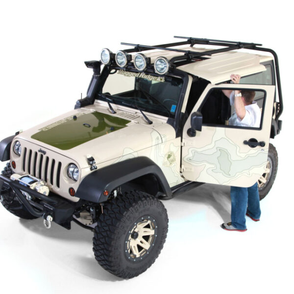 Rugged Ridge Sherpa roof rack / Dachgepäckträger Jeep Wrangler 07-18 2-türer