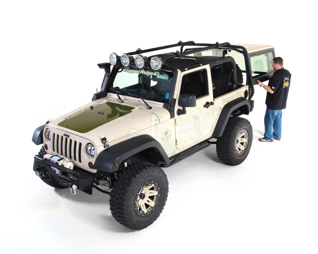 Rugged Ridge Sherpa roof rack / Dachgepäckträger Jeep Wrangler 07-18 2-türer