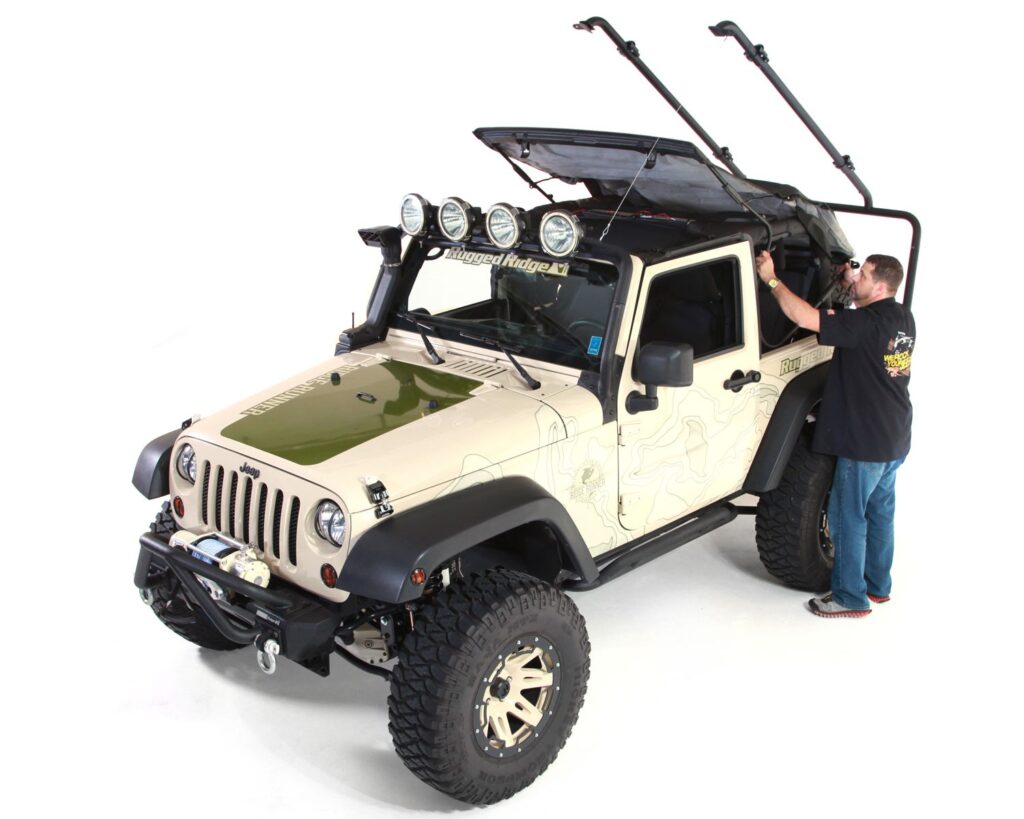 Rugged Ridge Sherpa roof rack / Dachgepäckträger Jeep Wrangler 07-18 2-türer