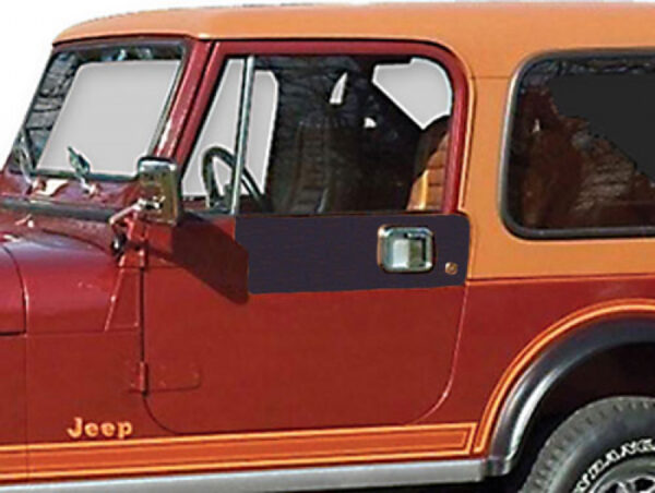 Dekorset Ganzstahltüre schwarz CJ: 80 - 86 | YJ: 87 - 95