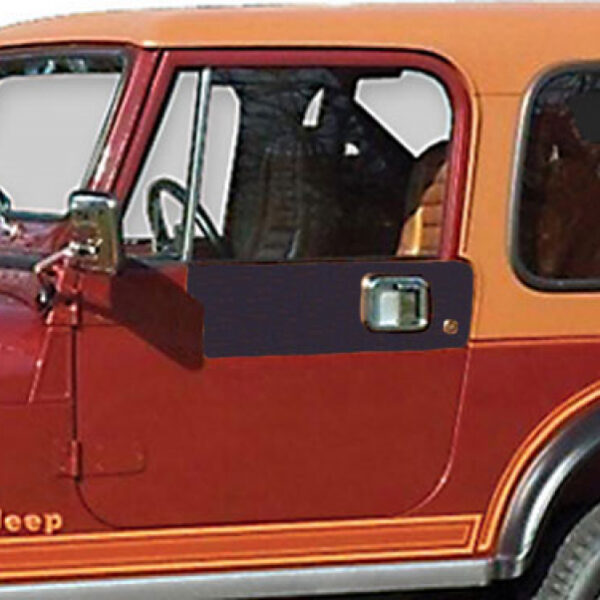 Dekorset  Ganzstahltüre schwarz CJ: 80 - 86 | YJ: 87 - 95