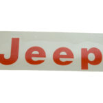 Dekorset Jeep Seitlich dunkel orange CJ: 76 - 86 | YJ: 87 - 95