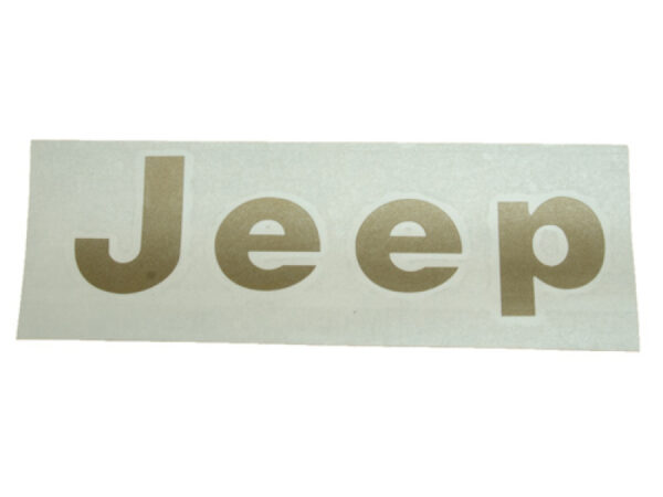 Dekorset Jeep Seitlich gold CJ: 76 - 86 | YJ: 87 - 95
