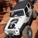 Poison Spyder Motorhauben Dekor schwarz Wrangler JK 07-18