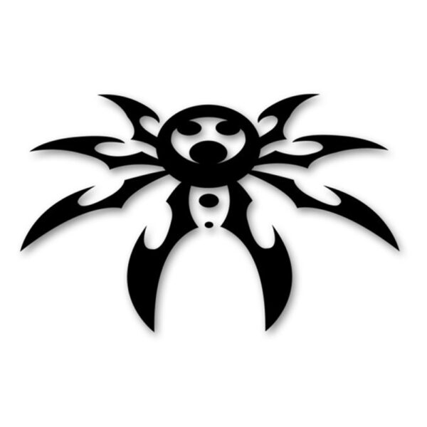 Poison Spyder Motorhauben Dekor schwarz  Spinne Wrangler JK 07-18