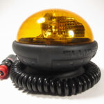 RUNDUMLEUCHTE 12-V INKL. MAGNET- SAUGFUSS, SPIRALKABEL