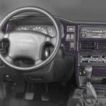 Fahrzeug Innenausstattung Frontera Bj. 03.95-09.98 Carbon-Look