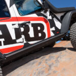 ARB-ROCK SLIDERS JEEP WRANGLER JL 4-TÜRER, SCHWARZ