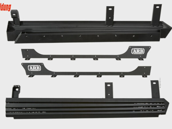 ARB-ROCK SLIDERS JEEP WRANGLER JL 2-TÜRER, SCHWARZ
