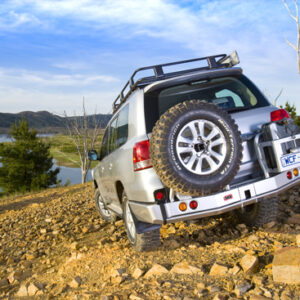 ARB Reserveradträger links f. ARB Heckstoßstange