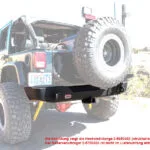 ARB HECKSTOßSTANGE JEEP WRANGLER JK 07-18, STRUKTURIERTE OBERFLÄCHE, SCHWARZ