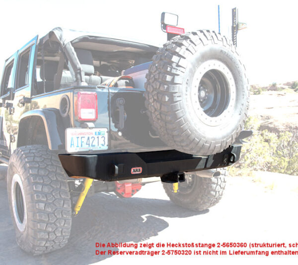 ARB HECKSTOßSTANGE JEEP WRANGLER JK 07-18, STRUKTURIERTE OBERFLÄCHE, SCHWARZ