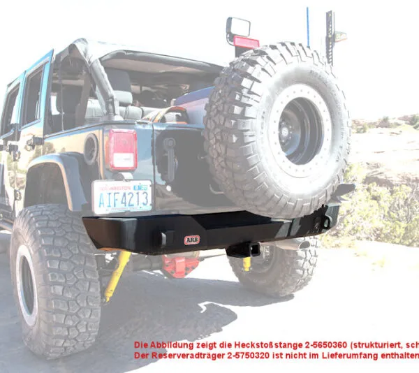 ARB HECKSTOßSTANGE JEEP WRANGLER JK 07-18, STRUKTURIERTE OBERFLÄCHE, SCHWARZ