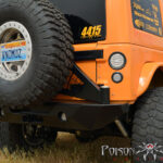 Heckstoßstange Rock Brawler 2 mit Ersatzradhalterung schmale Version - Wrangler JK 07 - 15