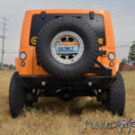 Heckstoßstange Rock Brawler 2 mit Ersatzradhalterung schmale Version - Wrangler JK 07 - 15