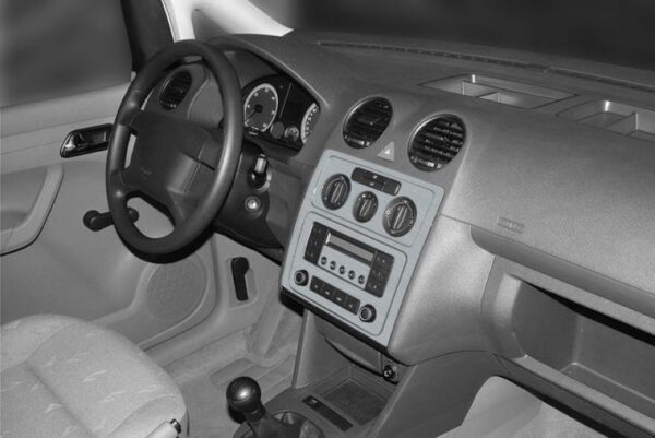 Dekor Alu-Look VW Caddy, Bj. 10/03-