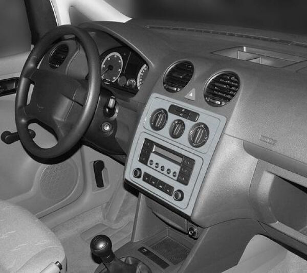 Dekor Alu-Look VW Caddy, Bj. 10/03-