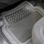 BUSHRANGER UNIVERSAL-GUMMIFUSSMATTEN, PAAR, HINTEN, SCHWARZ