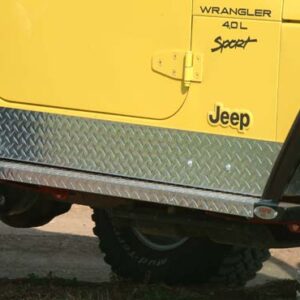 Flankenschutz Jeep Wrangler TJ m. Aluriffelblech
