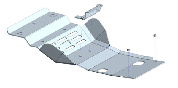 UNTERFAHRSCHUTZ TOYOTA J15, MOTOR, DIESEL, FÜR FZG. OHNE KDSS BIS 2018