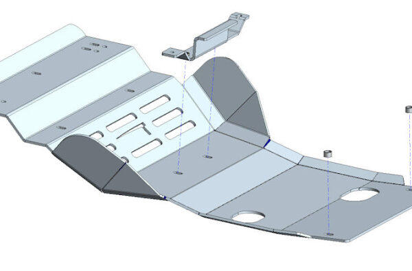 UNTERFAHRSCHUTZ TOYOTA J15, MOTOR, FÜR FÜR FZG. MIT KDSS, DIESEL, BIS 2018