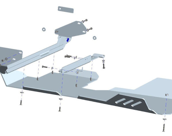 UNTERFAHRSCHUTZ TOYOTA J15, GETRIEBE + VERTEILERGETRIEBE, DIESEL