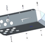 UNTERFAHRSCHUTZ JEEP WRANGLER JL AB 2018, HECK, NUR FÜR DIESEL MODELLE