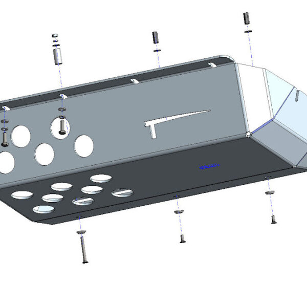 UNTERFAHRSCHUTZ JEEP WRANGLER JL AB 2018, HECK, NUR FÜR DIESEL MODELLE