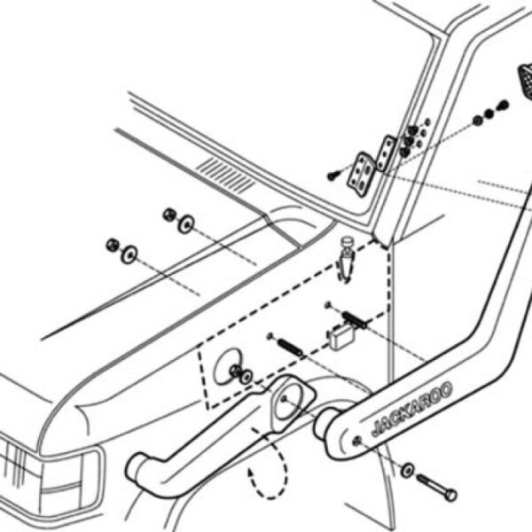 Safari-Snorkel Nissan MD21 SS700HF, Bj.3/92-'96, Diesel,