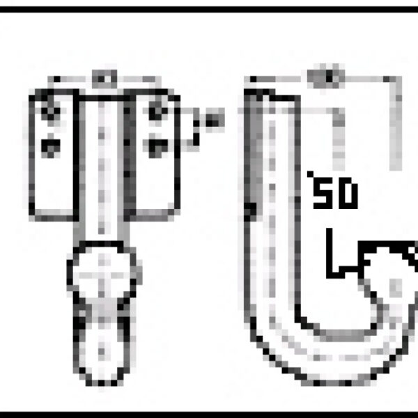 Kupplungskugel- 4- Loch 50mm unter, 17,2kn