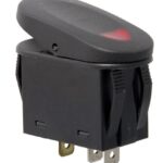 Rugged Ridge Rocker Switch Kippschalter rot beleuchtet