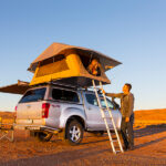 Freelife Stoff Dachzelt 140cm Grau / Khaki Outback Home