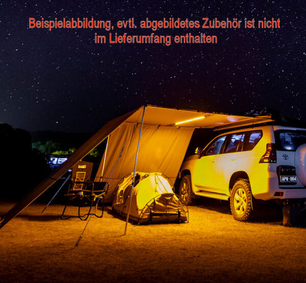 ARB MARKISE INKLUSIVE LED LEISTE 2000MM BREIT, 2500MM LANG