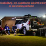 ARB Touring Markise inkl. LED Alu Leiste HARTSCHALE 2500mm x 2500mm