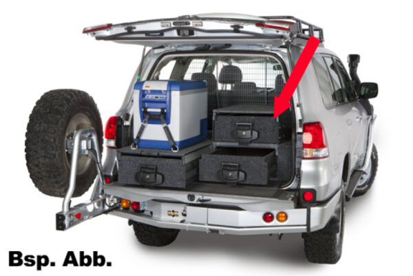 OUTBACK MODULAR SCHUBLADE, EINFACH 535X845X280 (AUßEN IN MM), GRAU