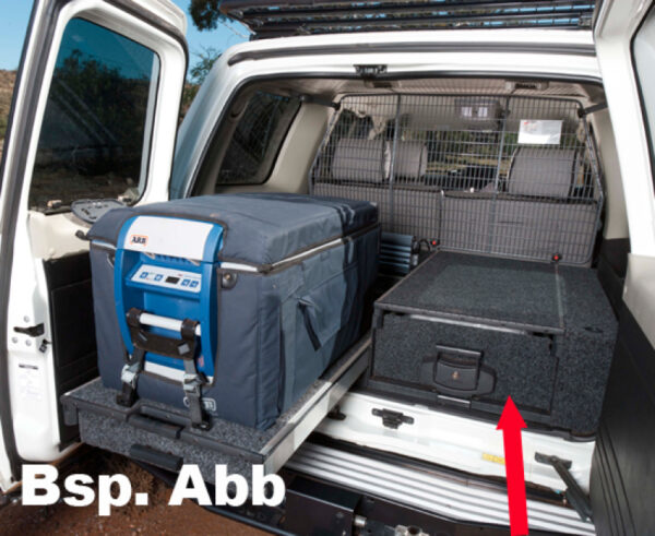 OUTBACK MODULAR SCHUBLADE, EINFACH 505X945X280 (AUßEN IN MM), GRAU