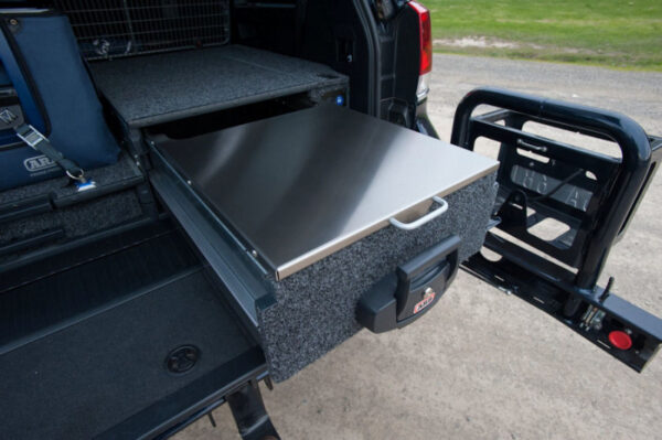 OUTBACK AUSZIEHTISCH FÜR SCHUBLADE RD1355 & RD945, EDELSTAHL, 505MM