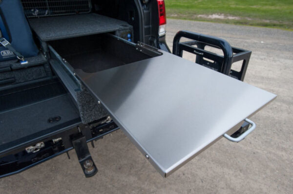 OUTBACK AUSZIEHTISCH FÜR SCHUBLADE RD1355 & RD945, EDELSTAHL, 505MM