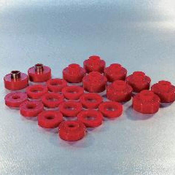 Karosseriebuchsen mit Höherlegung, +1" = +25mm (ohne TÜV), YJ, 8