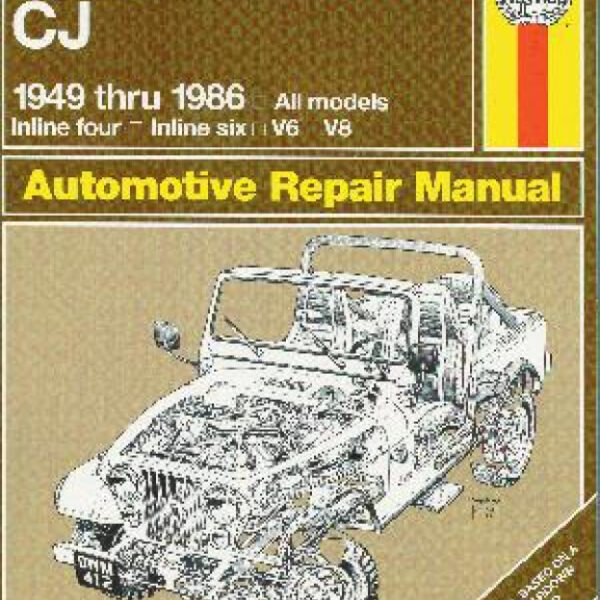 Reparaturbuch, englisch, CJ