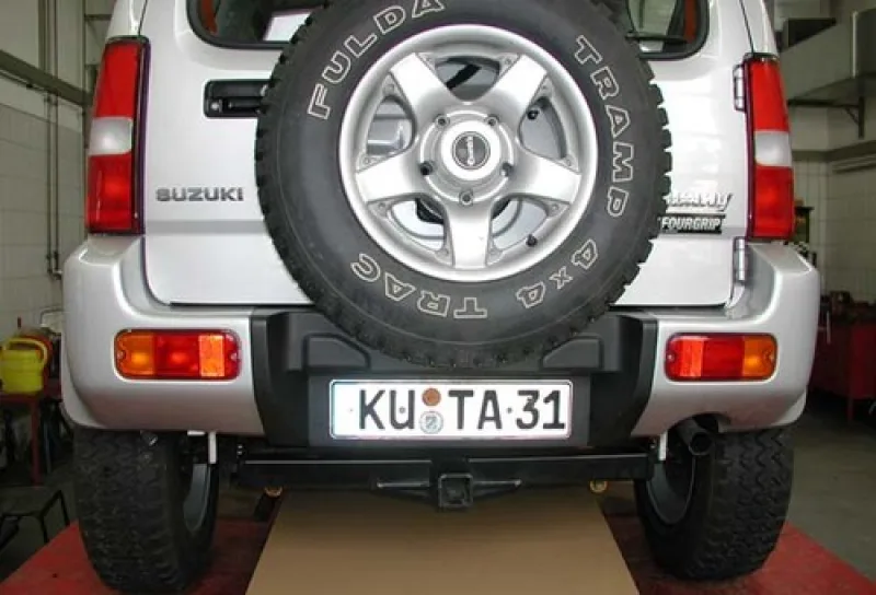 Streueraufnahme 100l Streuer, Suzuki Jimny alle Modelle (ohne AHK)